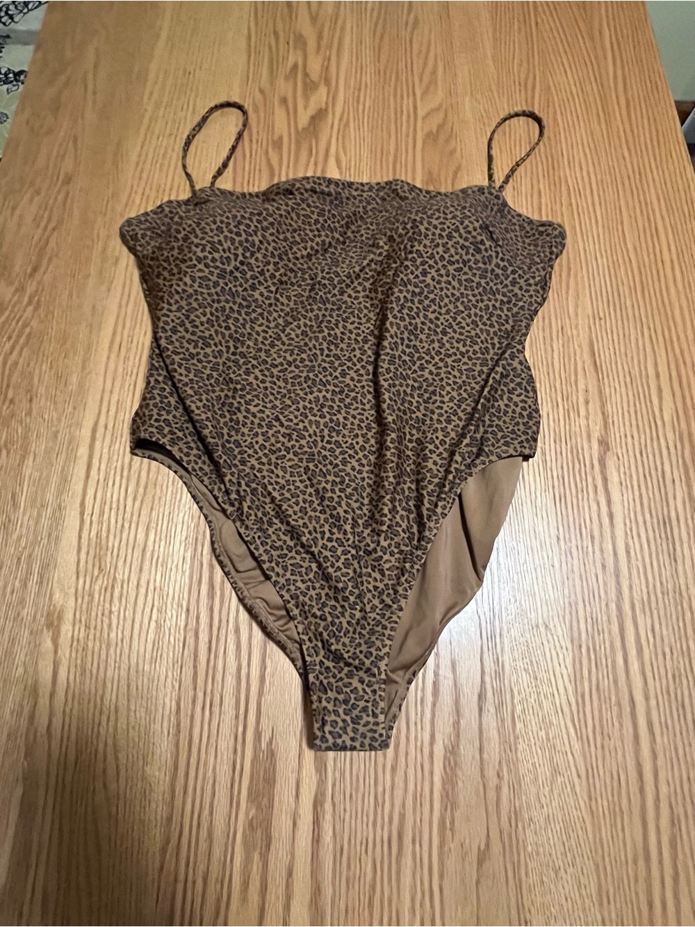 NWT J Crew Leopard One Piece Swimsuit Plus Size 20 Spaghetti Straps